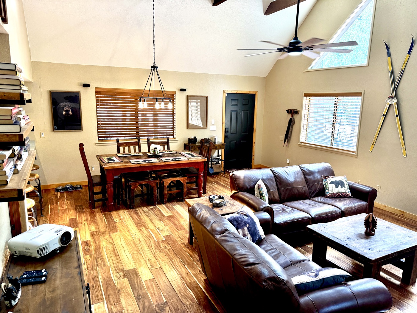 Dining area with seating for the whole group