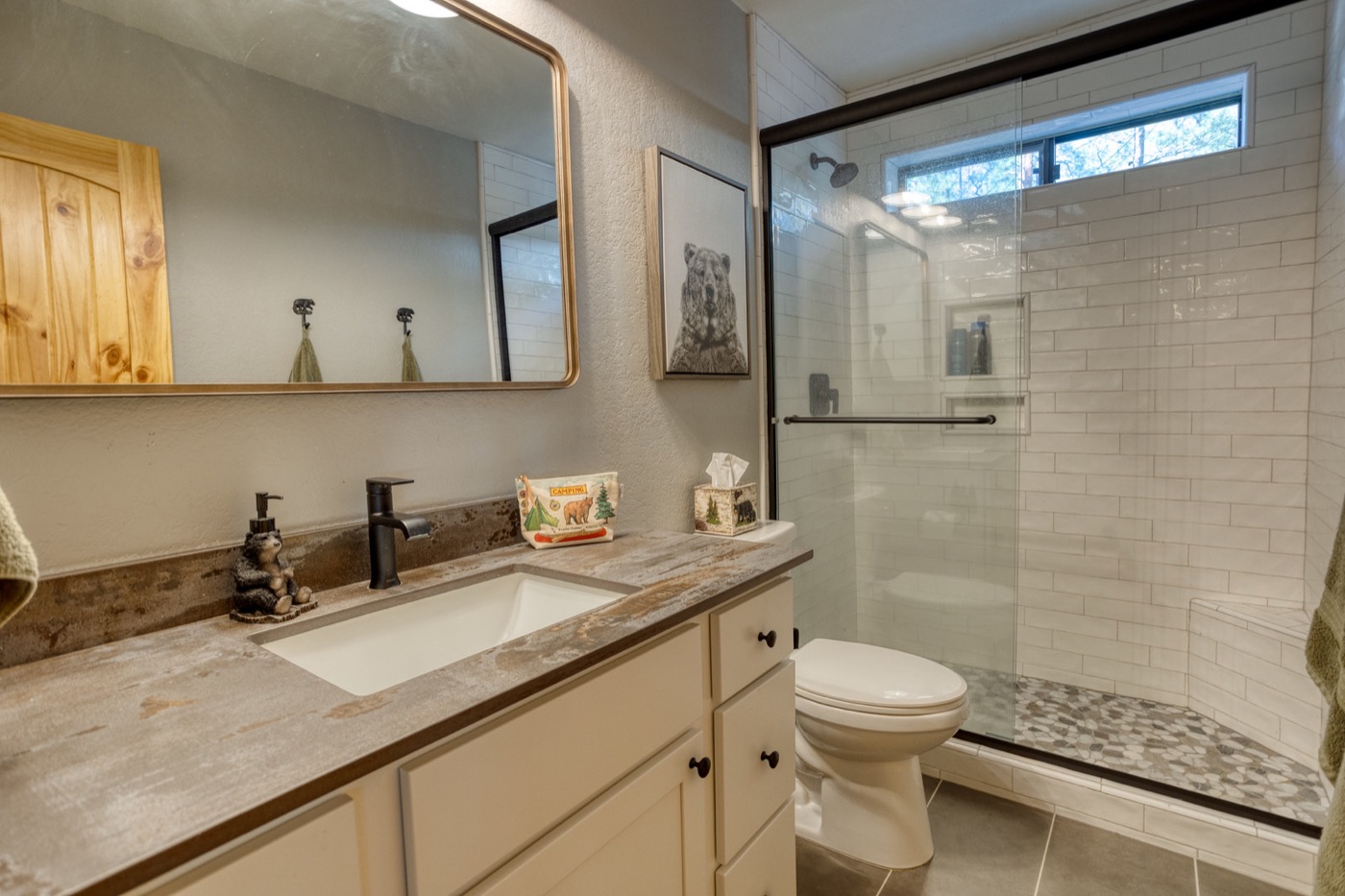 Master bathroom